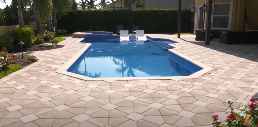 Repaired and refreshed pool by Master Touch Outdoor Living