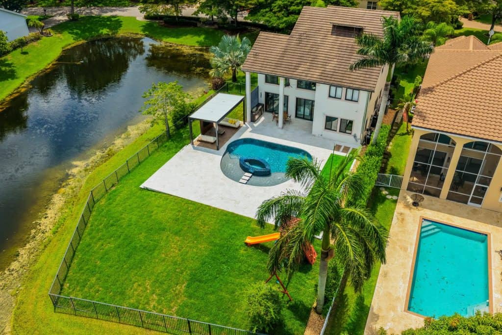 Master Touch Outdoor Living custom pool in Coral Springs, Florida